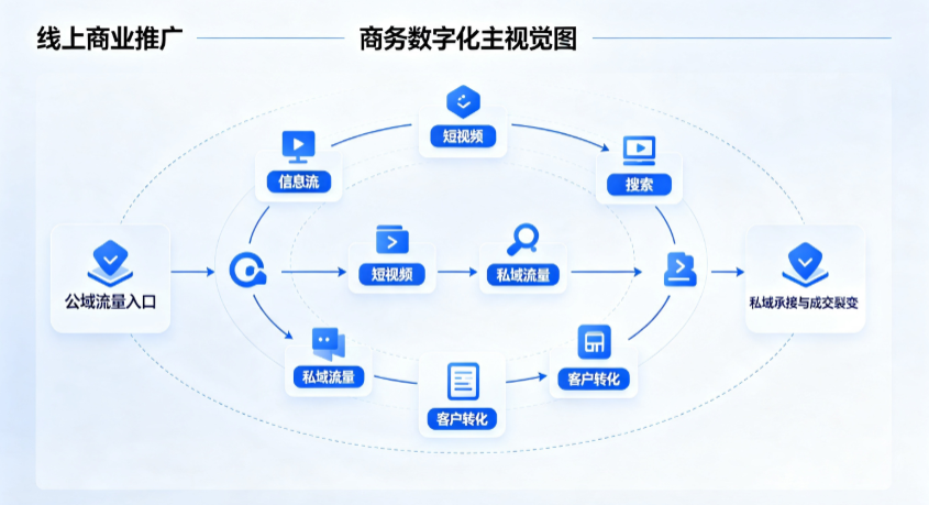 文水县线上商业推广怎么做？全域流量闭环搭建与低成本转化实战指南